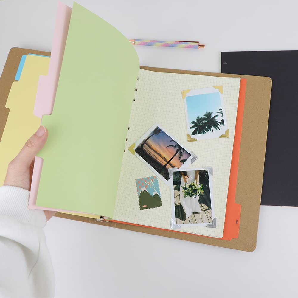 Amazon | B5バインダー インデックス ディバイダー 4個パック